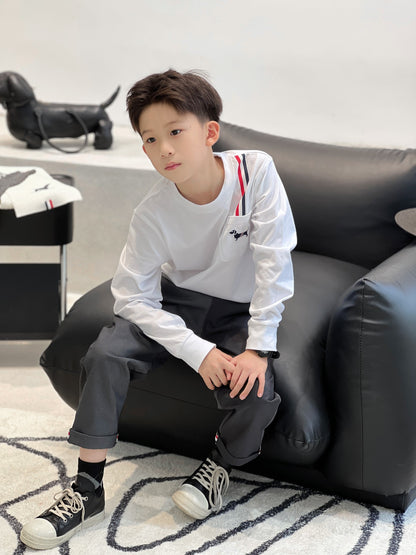 AA/톰브라운 아동 긴팔 티셔츠