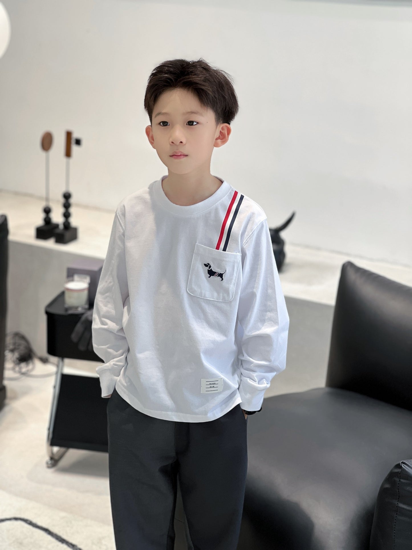AA/톰브라운 아동 긴팔 티셔츠