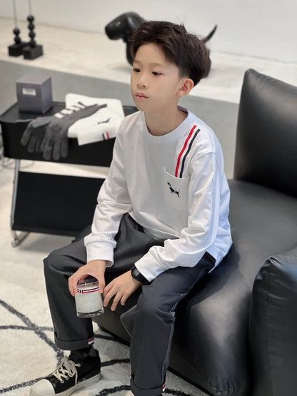 AA/톰브라운 아동 긴팔 티셔츠