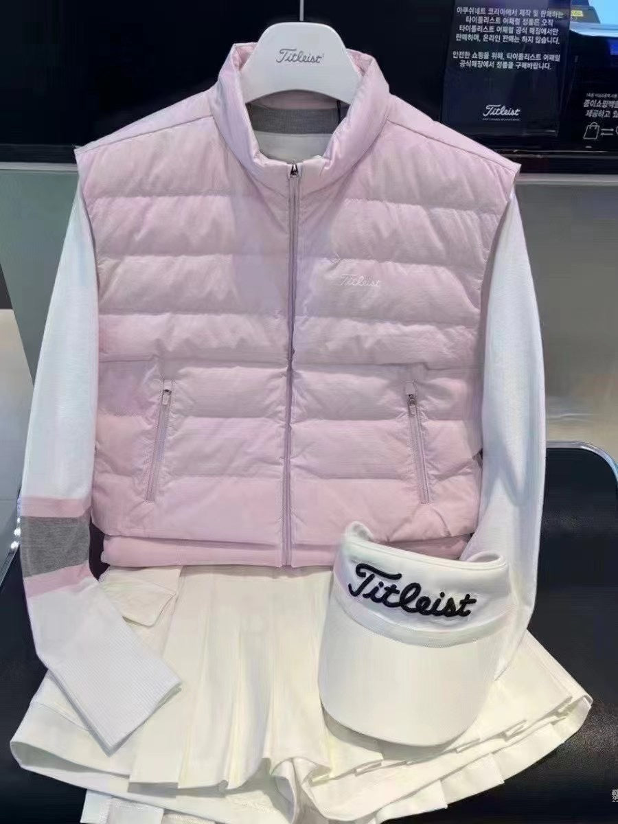 마이골프 /Titleist 여성복 패딩 조끼