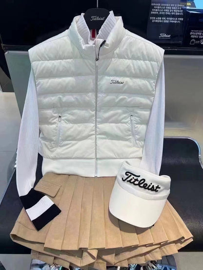 마이골프 /Titleist 여성복 패딩 조끼