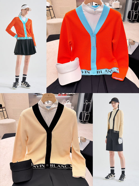 마이골프 /LANVIN BLANC 여성 카디건