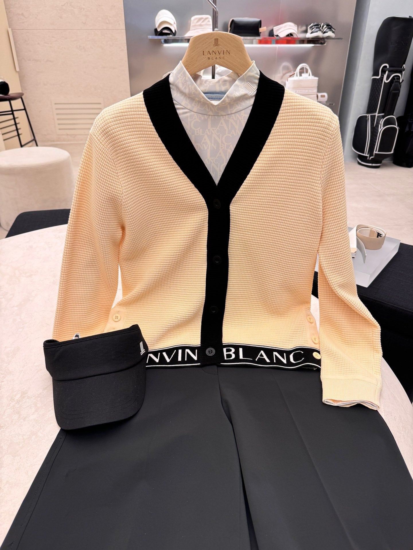 마이골프 /LANVIN BLANC 여성 카디건