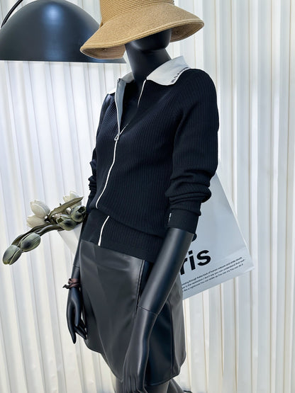 마이골프 /LANVIN BLANC 여성 니트 가디건
