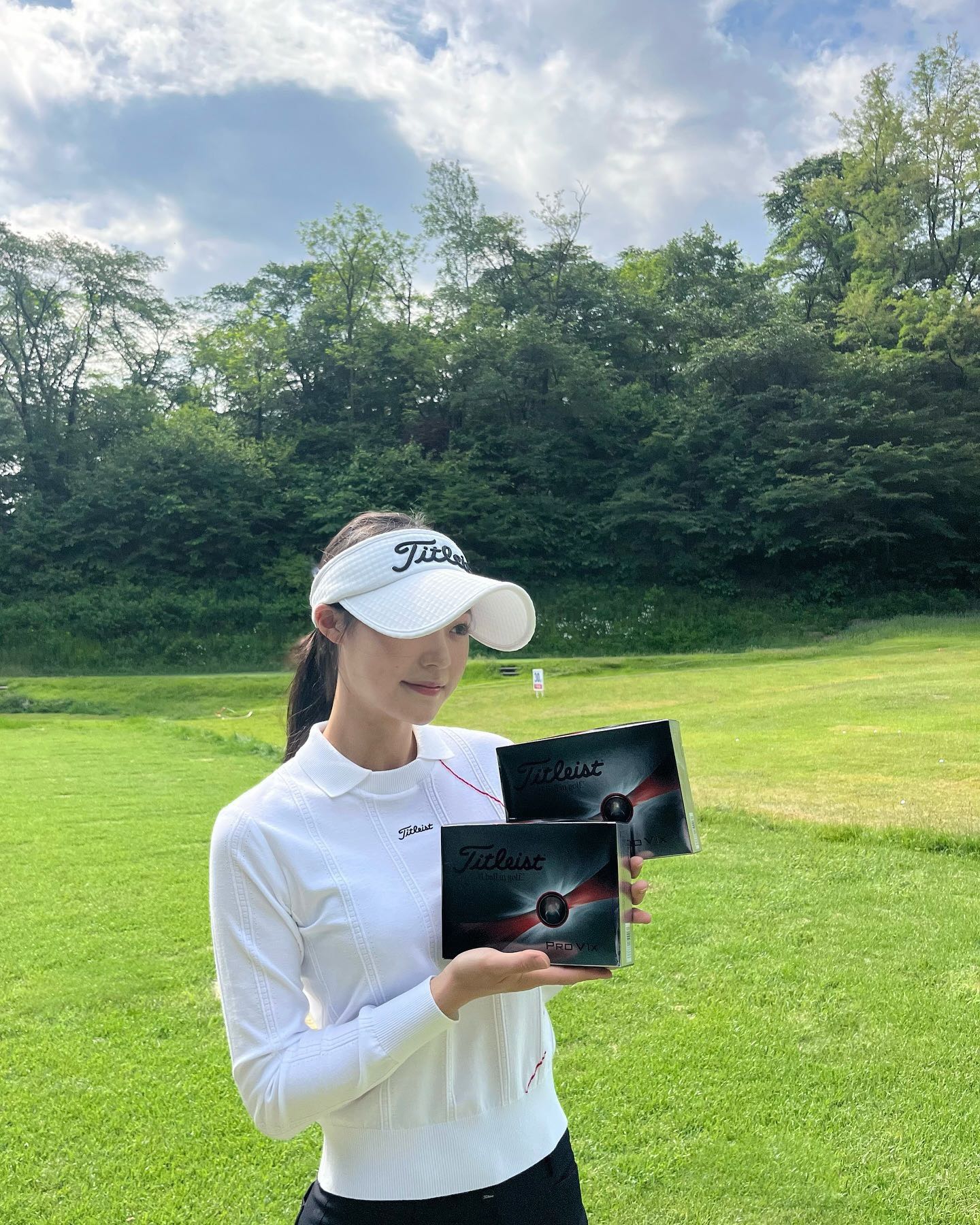 마이골프 /Titleist 여성 니트