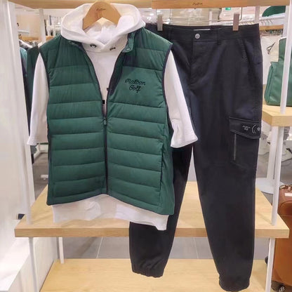 마이골프 /겨울 남자 가벼운 패딩 조끼