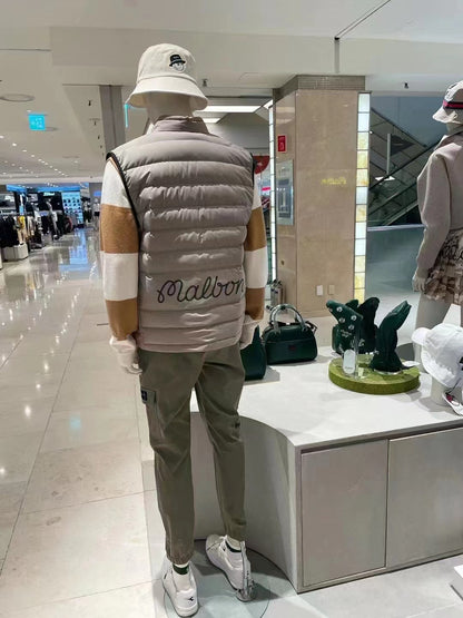 마이골프 /겨울 남자 가벼운 패딩 조끼