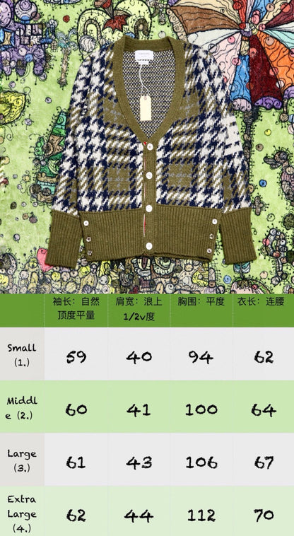 zzll /톰브라운 남성 카디건 스웨터