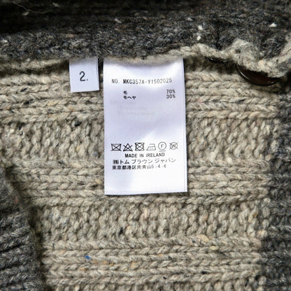 zzll /톰브라운 남성 버클 카디건 스웨터