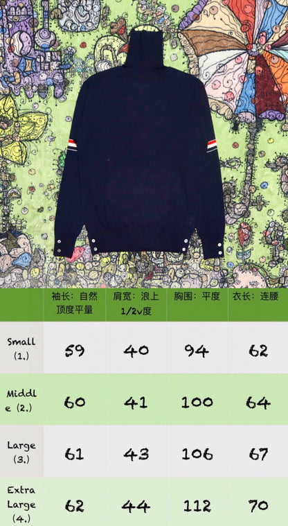 zzll /톰브라운 남성 터틀넥 스웨터