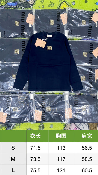 zzll /미우미우 남여 긴팔