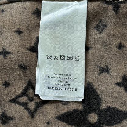 zzll /루이비통 남성 양면 캐시미어 카키 재킷