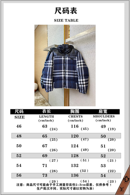 체인2호/버버리 남여 체크무늬 전마 패딩