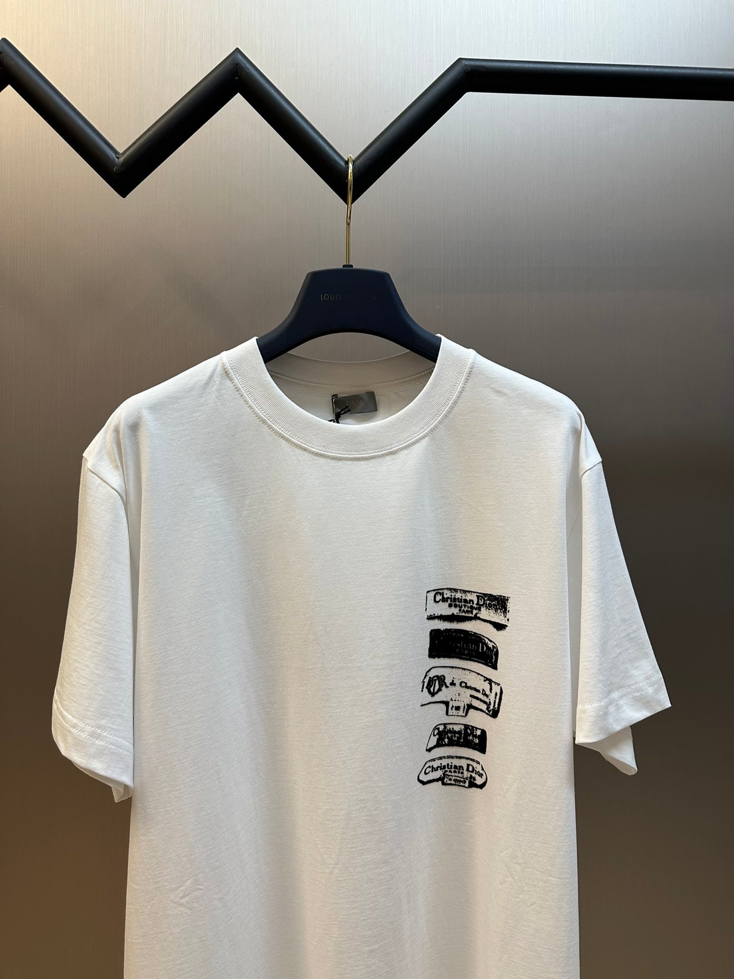 체인2호/디올 남성 프린트 라운드넥 반팔