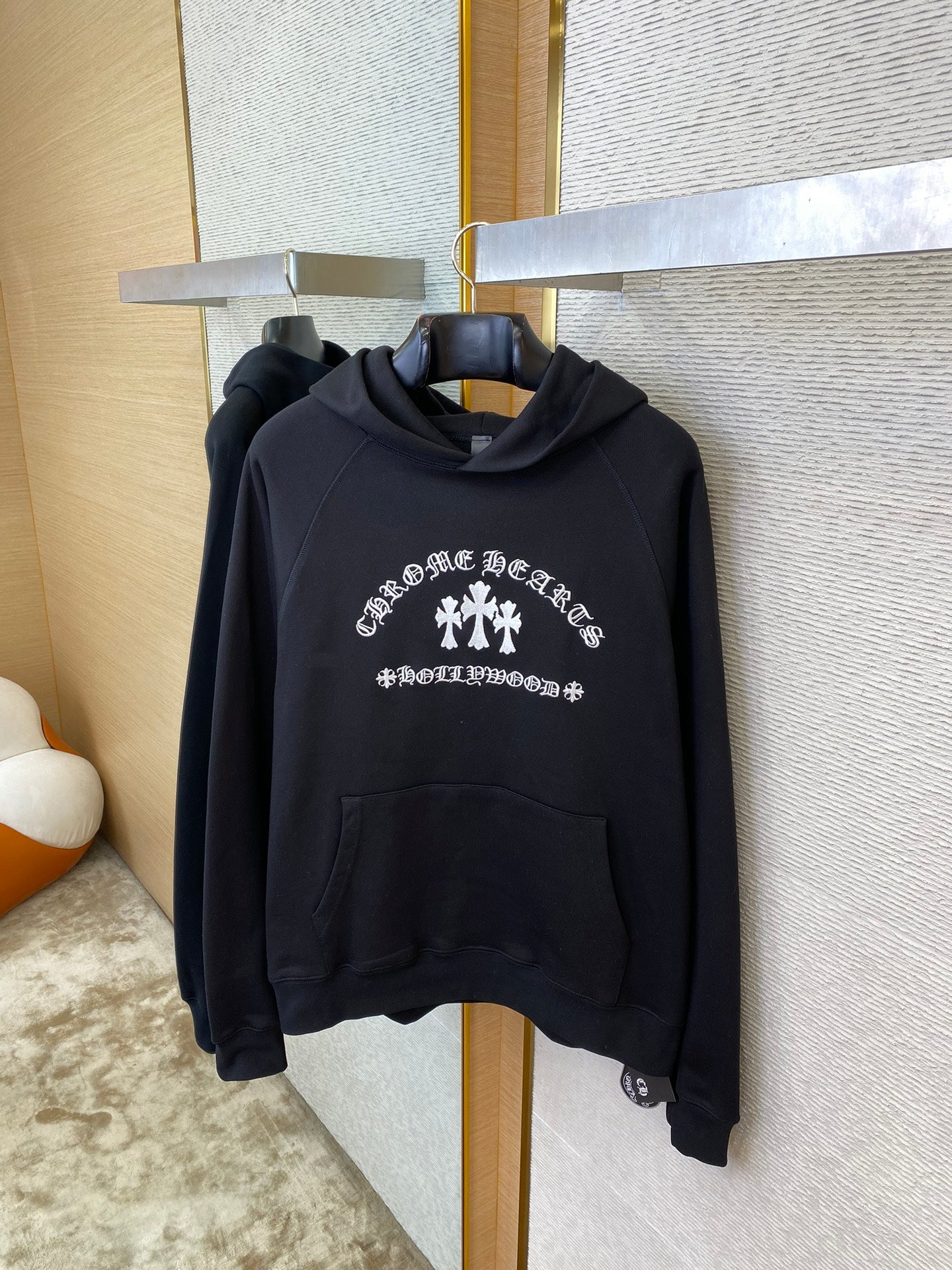 체인2호/ 크롬하츠 남여 로고 자수 후드