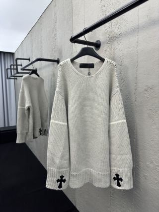 체인2호/ 크롬하츠 남여 로고 캐시미어 스웨터