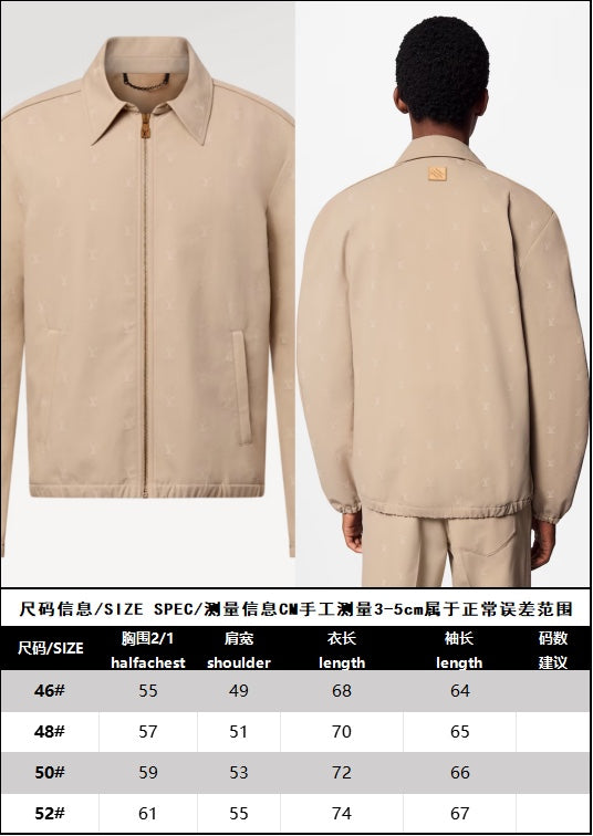 R공장 /루이비통 남성 면 코르셋 재킷