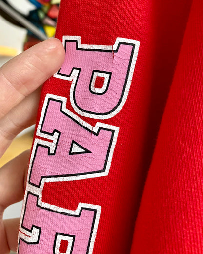 계단집/발렌시아가 남성 레드 1917 BB 후드티