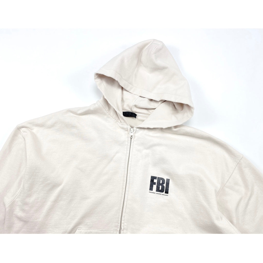 계단집/발렌시아가 남성 FBI 지퍼 후드티