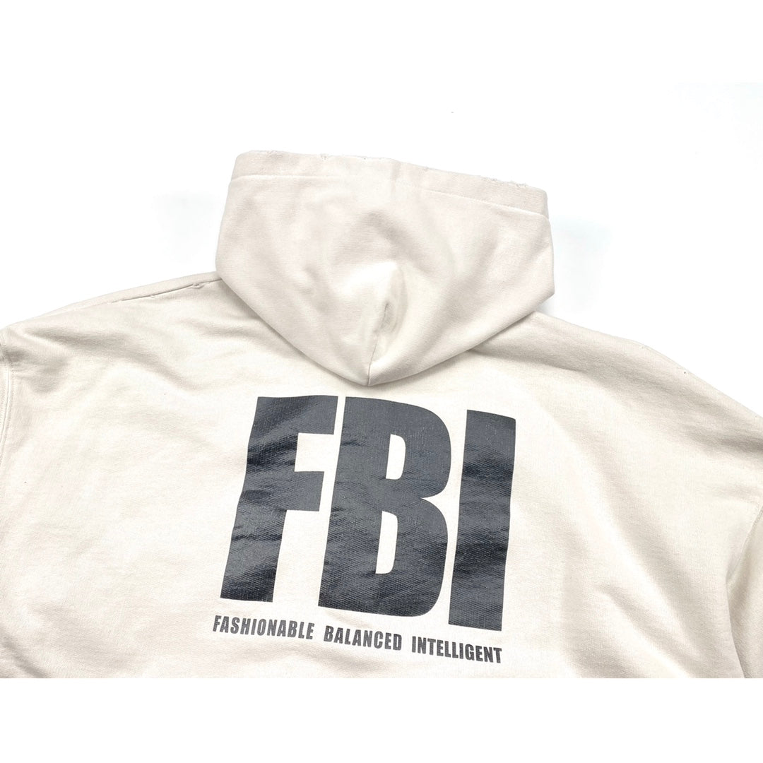 계단집/발렌시아가 남성 FBI 지퍼 후드티
