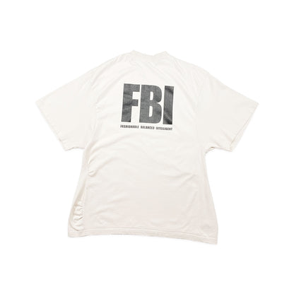 계단집/발렌시아가 남성 베이지 파괴 FBI 반팔