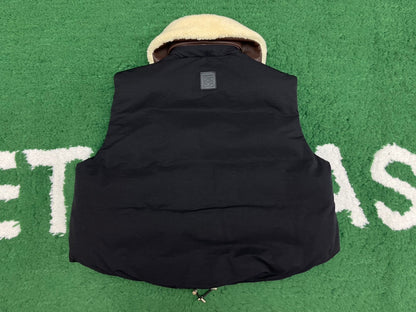 R공장 / 로에베 남여 면 조끼 블랙