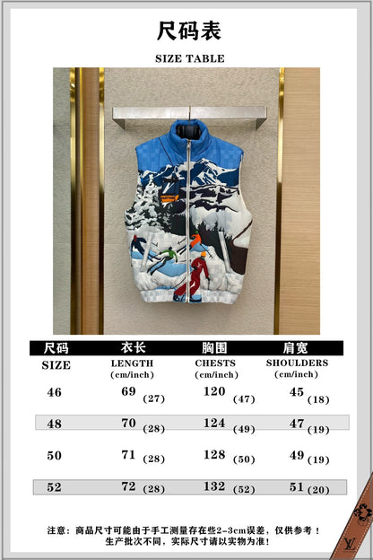체인2호/루이비통 남여 스키 면복 조끼 외투