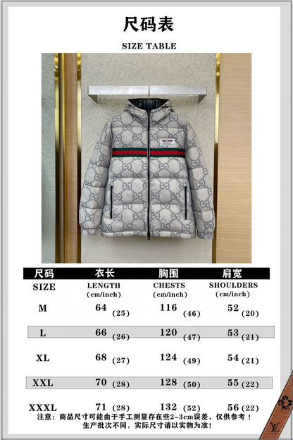 체인2호/구찌 남여 후드 다운 재킷