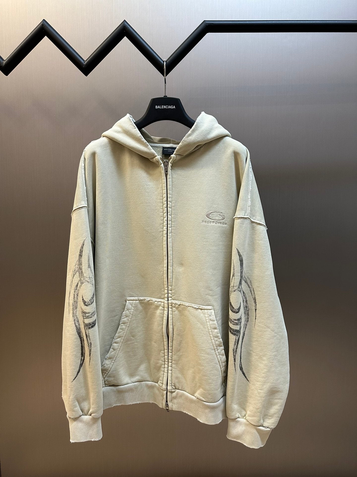 체인2호/발렌시아가 남여 지퍼 후드