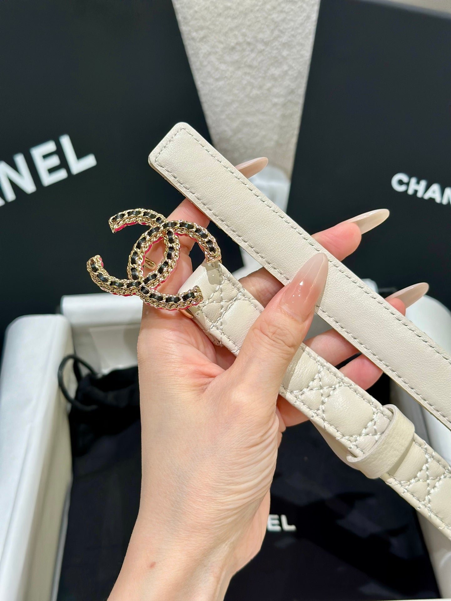 여자 샤넬 벨트