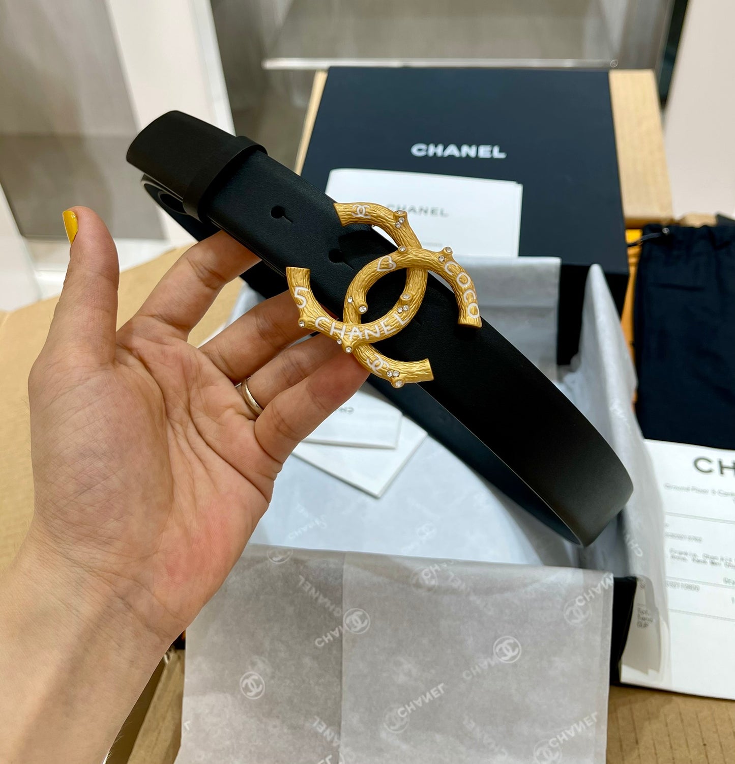 여자 샤넬 벨트