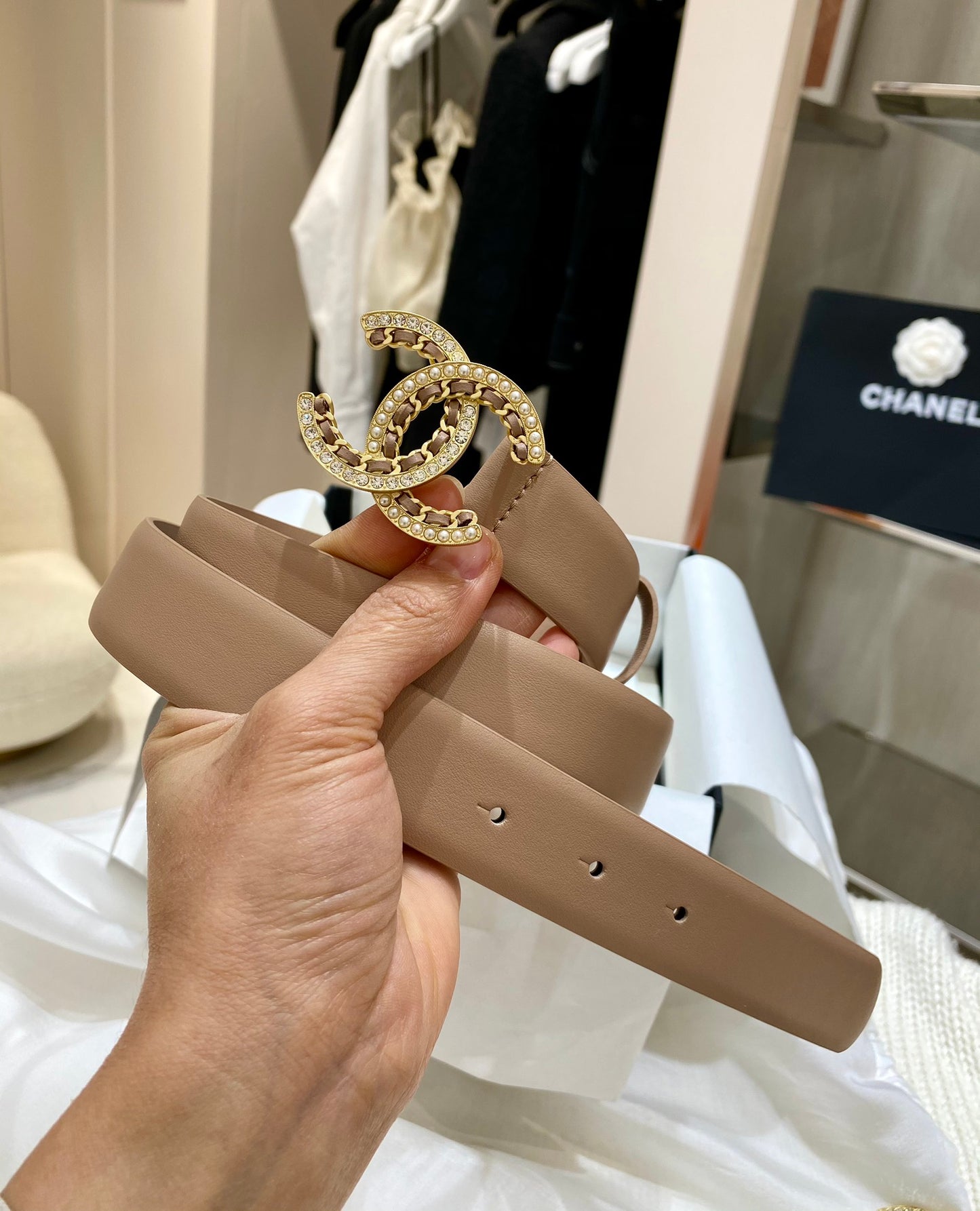 여자 샤넬 벨트