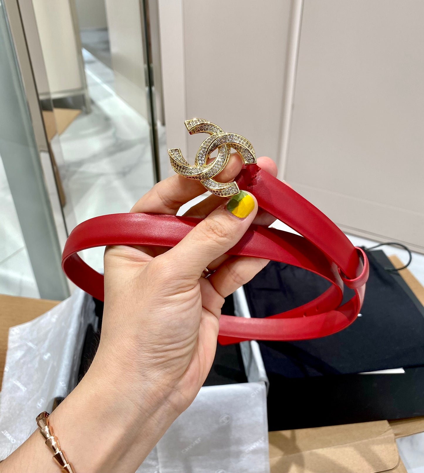 여자 샤넬 벨트