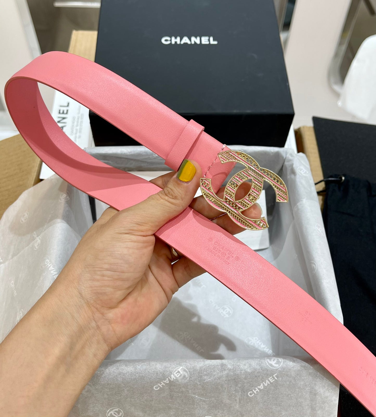 여자 샤넬 벨트