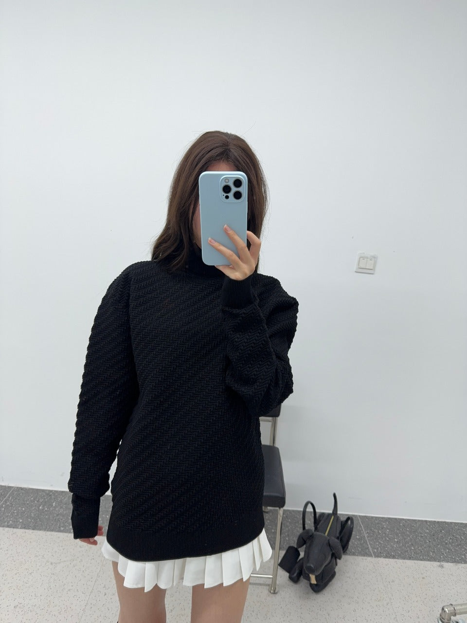 GTR셀러/보테가베네타 여성 실크 터틀넥