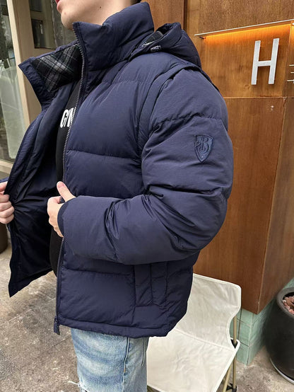 GTR셀러/ 버버리 남성 탈부착 가능한 소매 패딩