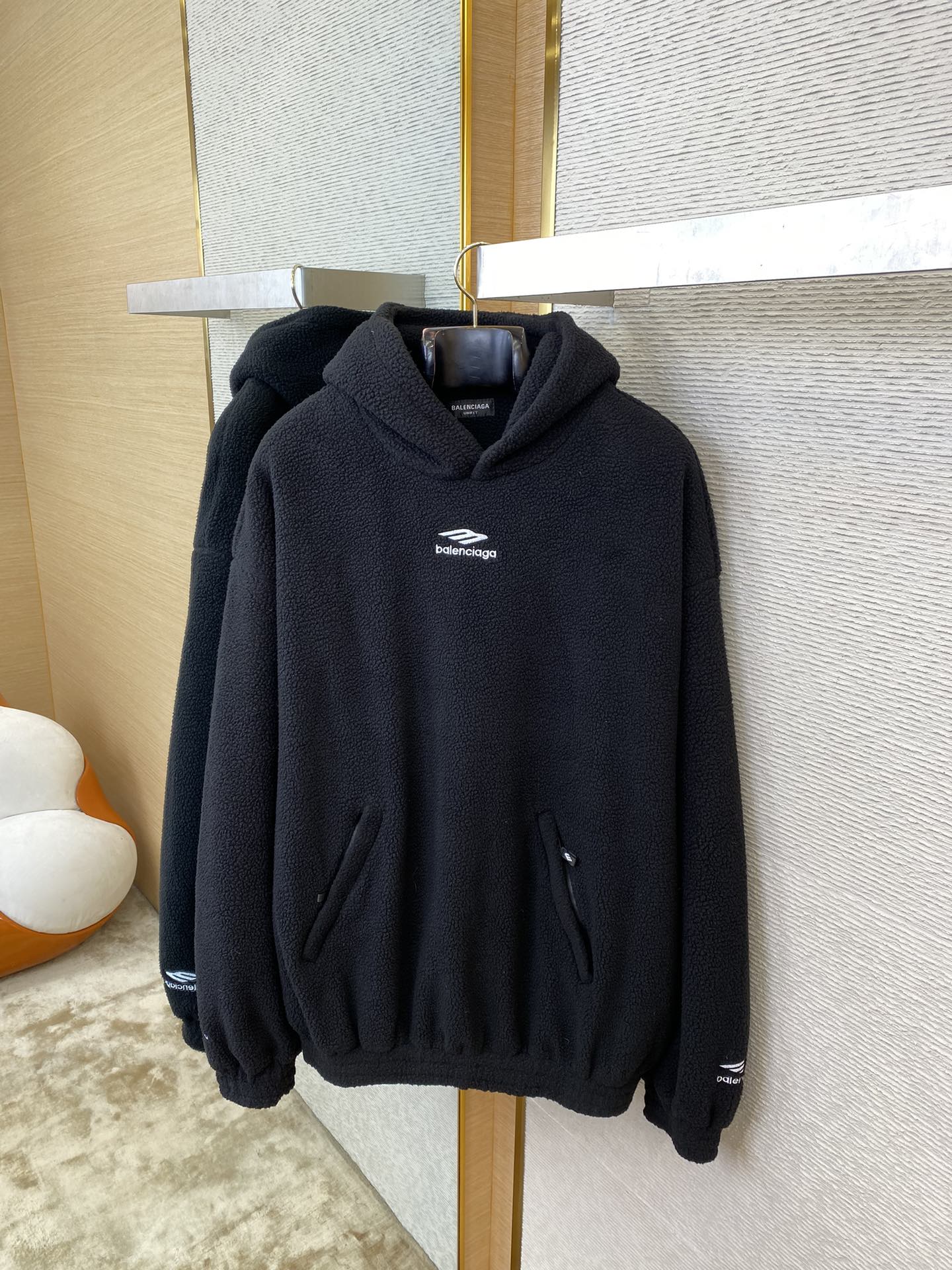 체인2호/발렌시아가 남성 벨벳 후드