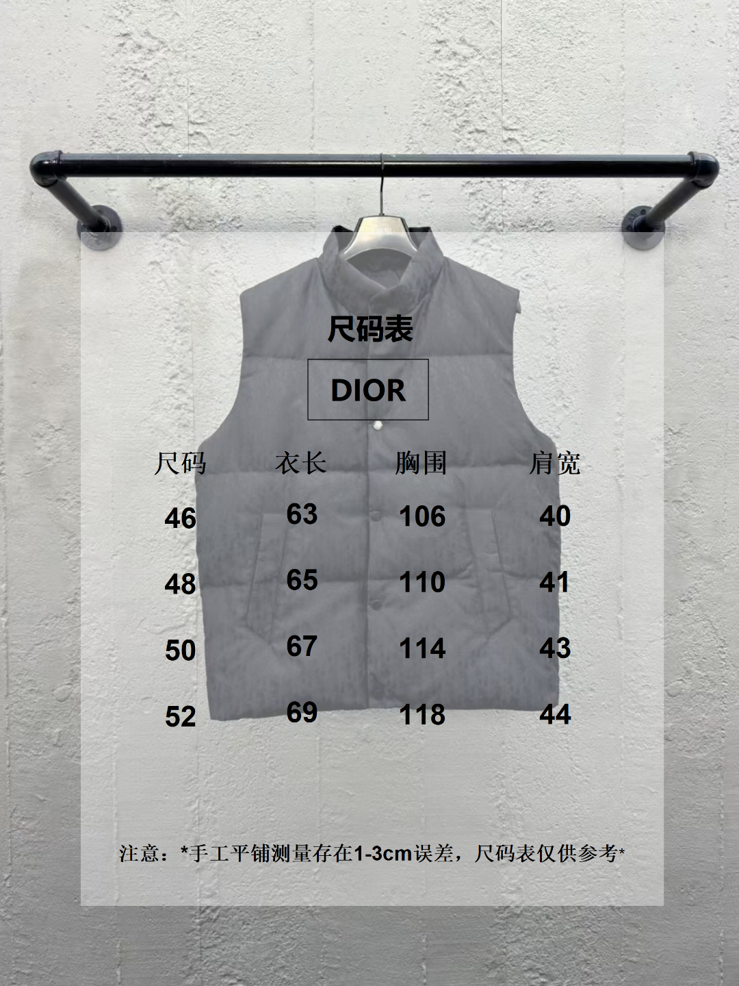 체인2호/디올 남성 패딩 조끼
