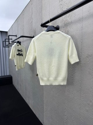체인2호/루이비통 여성 울 알파벳 로고 반팔