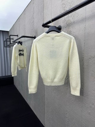 체인2호/루이비통 여성 울 알파벳 로고 긴팔