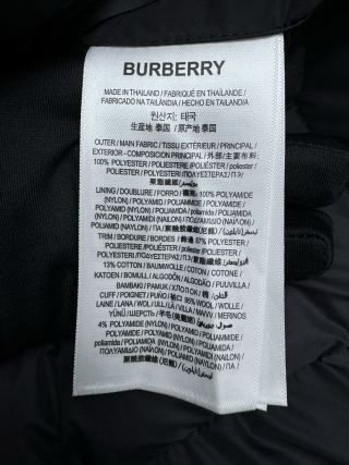 체인2호/버버리 여성 탈부착 소매 후드 패딩