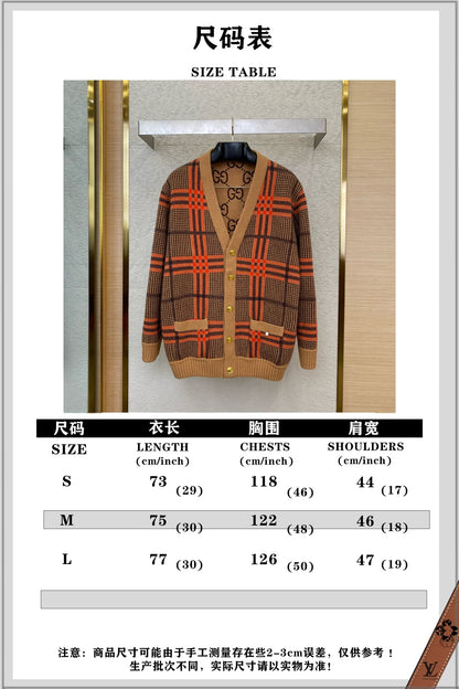 체인2호/구찌 남여 양면 스웨터 니트 카디건