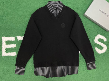 R공장 / 발렌시아가 남성 Neck Sweater 니트