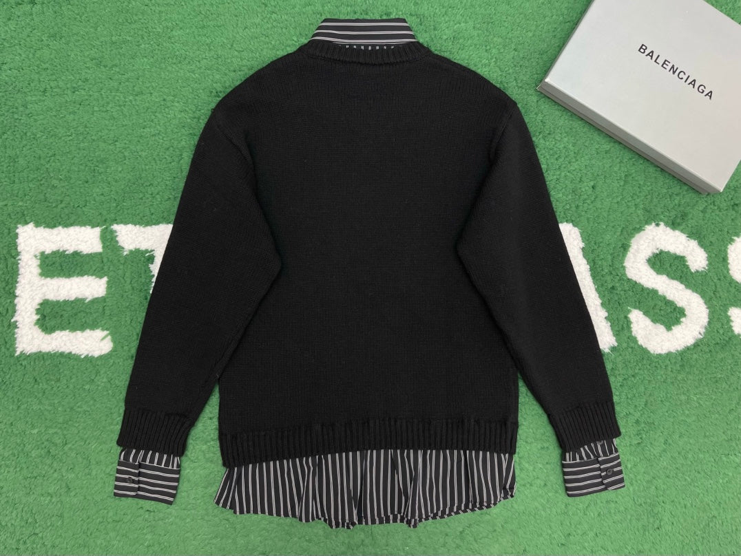 R공장 / 발렌시아가 남성 Neck Sweater 니트
