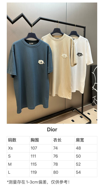 체인2호/디올 남성 알파벳 반팔 티셔츠
