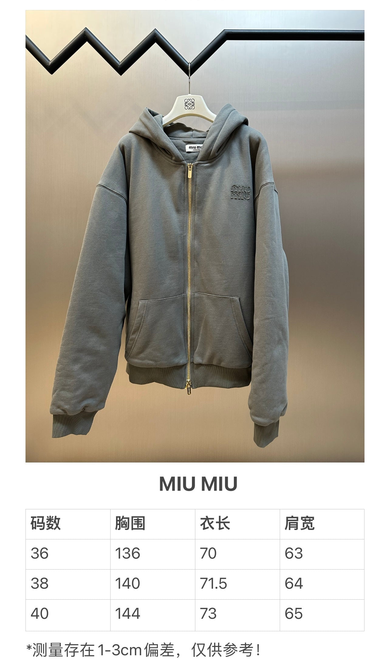 체인2호/미우미우 남성 기모 후드
