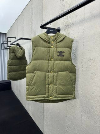 체인2호/셀린느 남성 패딩 후드 조끼