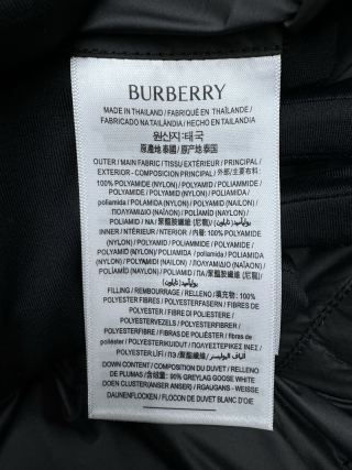 체인2호/버버리 남성 체크 양면 패딩 조끼