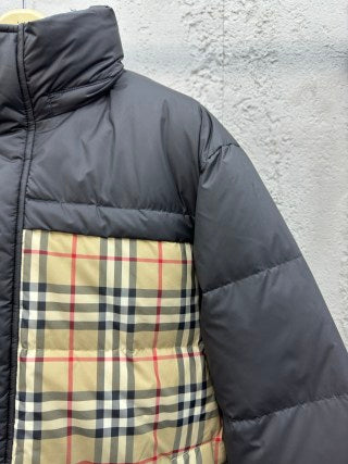 체인2호/버버리 남성 체크무늬 양면 패딩