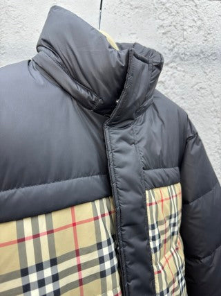 체인2호/버버리 남성 체크무늬 양면 패딩